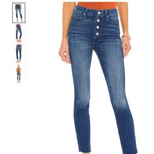 MOTHER JEANS The Pixie Ankle Fray - size 24